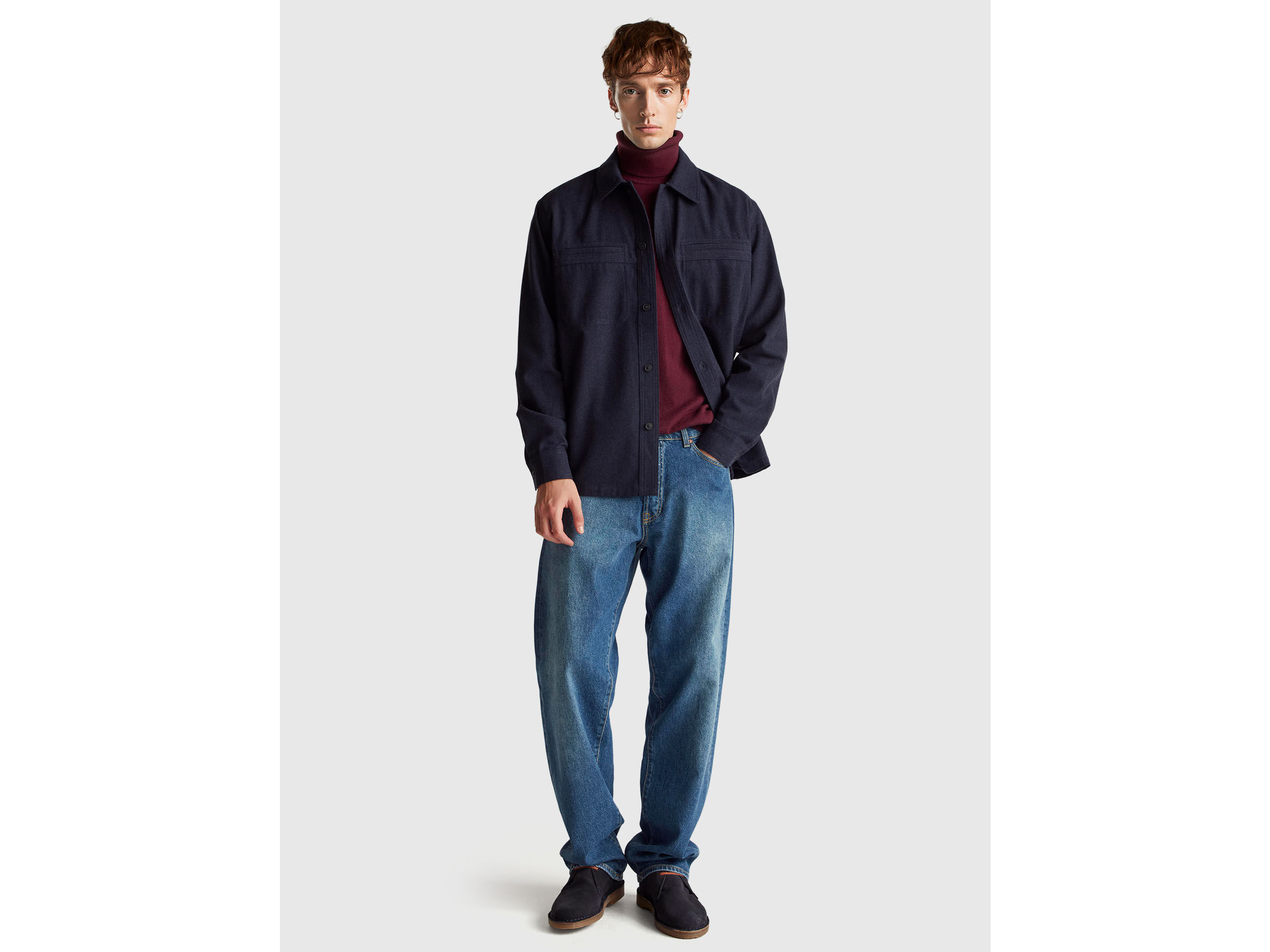 TURTLE NECK SWEATER Men image number 3